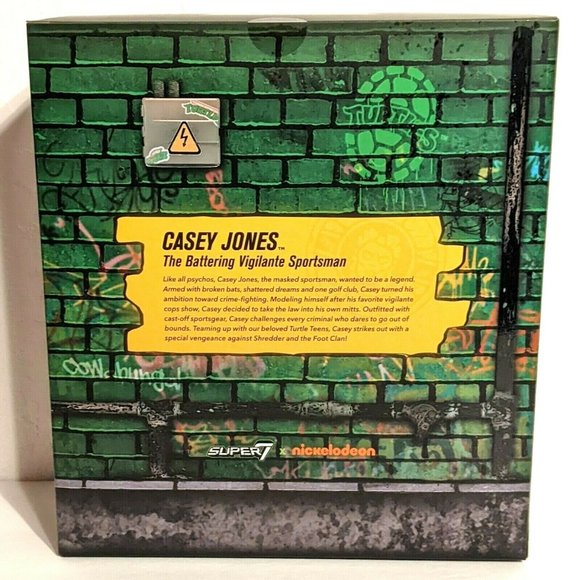 Super7 Ultimates Casey Jones TMNT Teenage Mutant Ninja Turtles 6" Action Figure - Picture 5 of 12